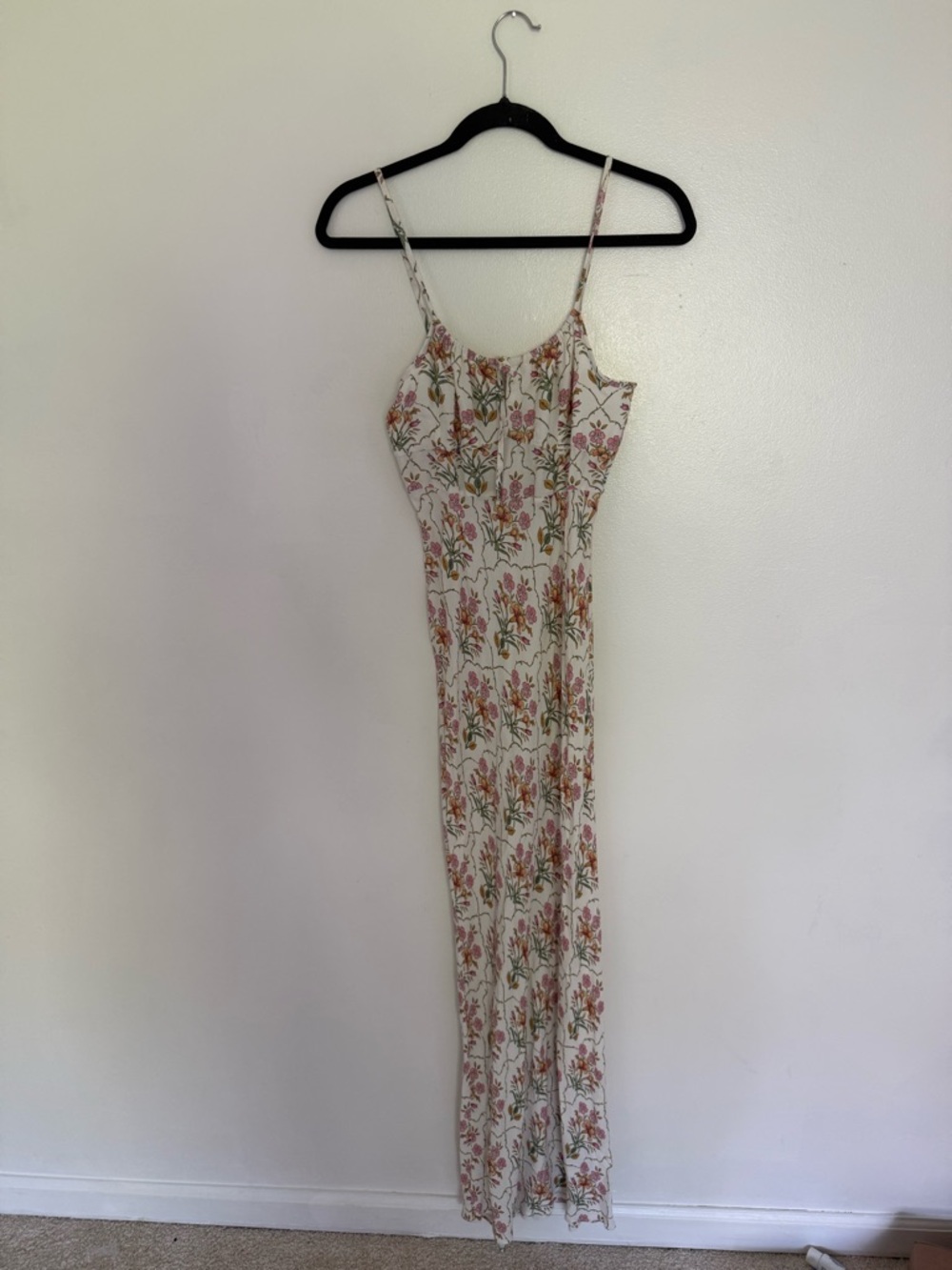 Favorite Daughter Dress The One That Got Away Maxi Slip in Mosaic Floral Pink - Picture 6 of 10